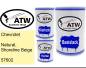 Preview: Chevrolet, Natural, Shoreline Beige, 57602: 500ml Lackdose + 500ml Klarlack + 250ml Härter - Set, von ATW Autoteile West.